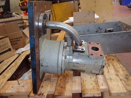 Damaged Imo triple screw pump